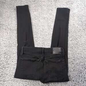 Abercrombie Fitch Jeans Men 29X30 Black Super Skinny Normcore Preppy Distressed